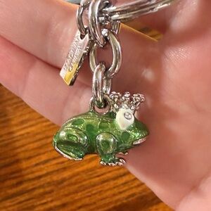 Coach Frog Prince keychain